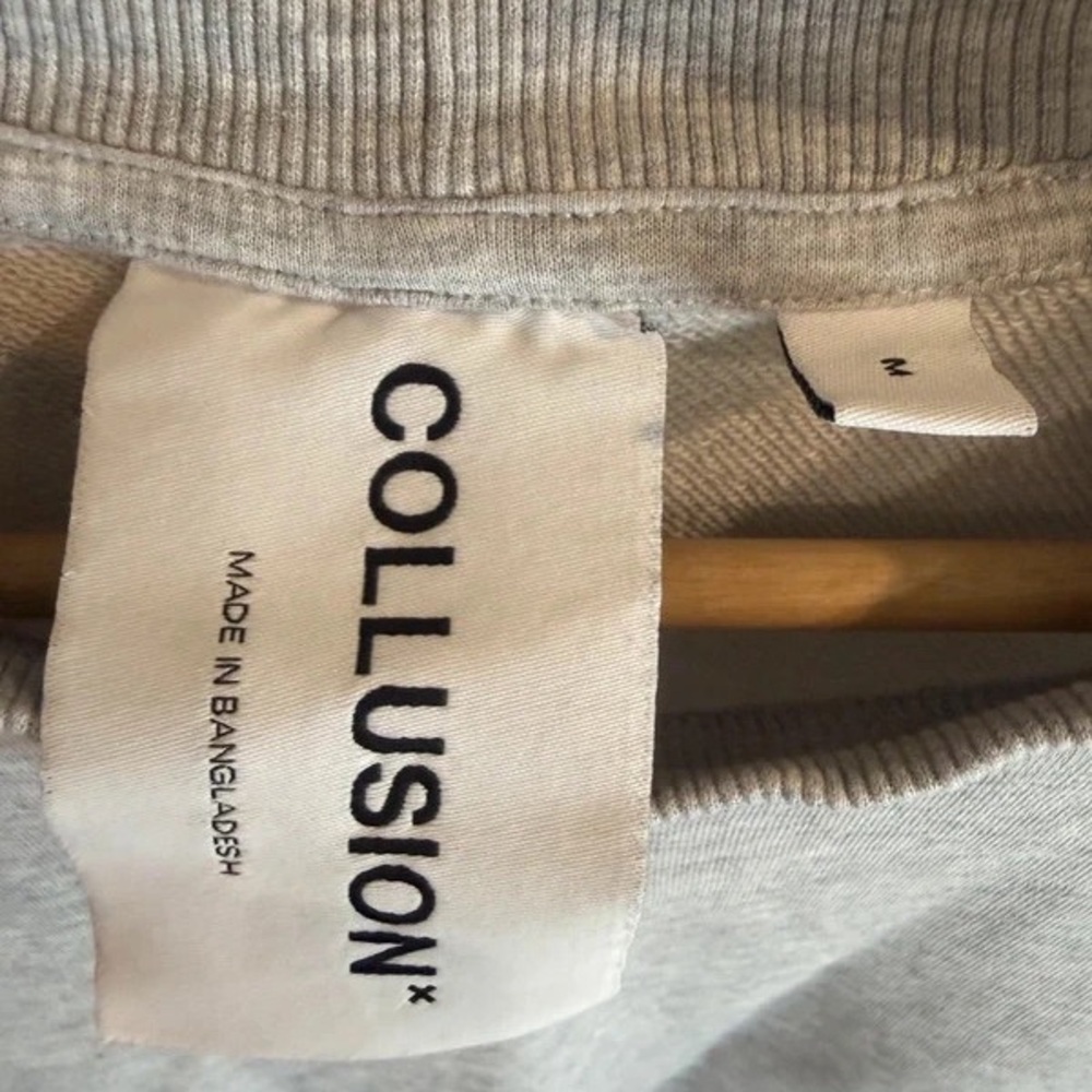 Men's Light Gray Crewneck Sweatshirt - Picture 2 of 5